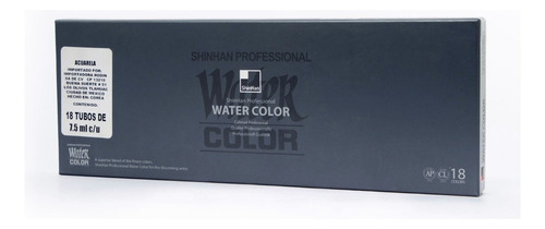 Set De 18 Acuarelas Profesionales 7.5ml Shinhan Art Watercol