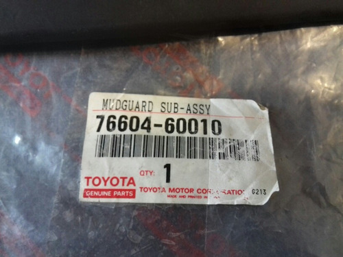Chapaleta Delantera Izquierda Original Toyota Burbuja 93-94