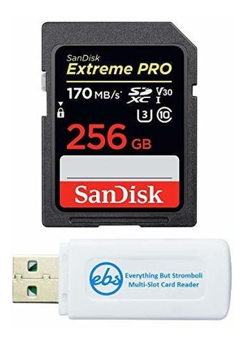 Sandisk Extreme Pro Sd Para Camara Nikon 256 Gb 0 Mirroless