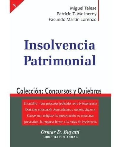 Insolvencia Patrimonial - Telese - Mc Inerny - Lorenzo