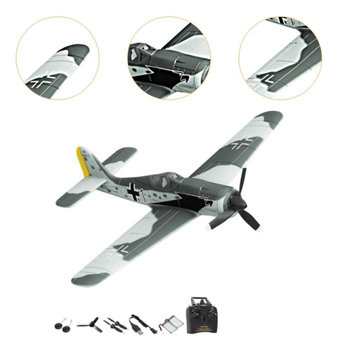 Mini Fw190 Rc Avión Control Remoto Avión Espuma Rc Avión