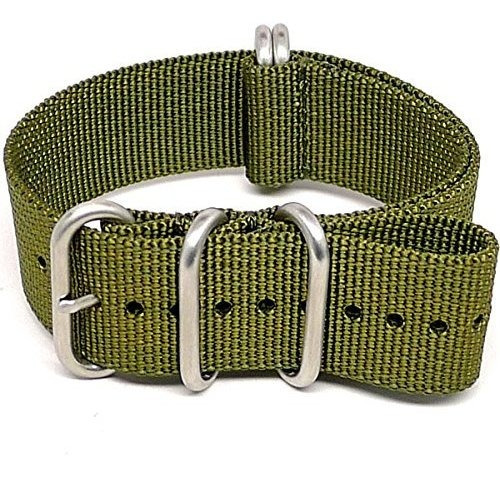 Daluca Ballistic Nylon Military Watch Correa Verde Oliva Heb