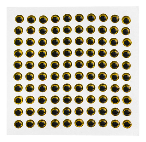 Caramelos Holográficos 3d Con Forma De Ojo De Pez De 3-9 Mm