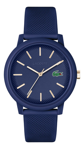 Lacoste Reloj De Cuarzo 12.12 Para Hombre, Azul