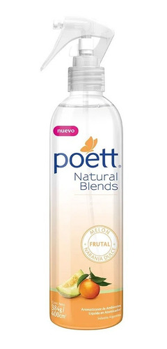 Imagen 4 de 5 de Poett Desodorante De Ambiente Natural Blends Frutal 400 Ml