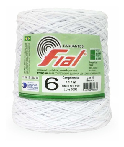 Barbante Fial Colorido 700g Nº6