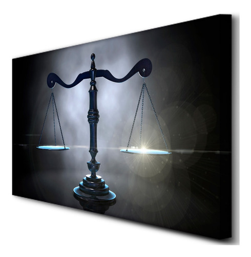 Imagem 1 de 5 de Quadro Decorativo Balança Da Justiça Direito Advocacia Adv