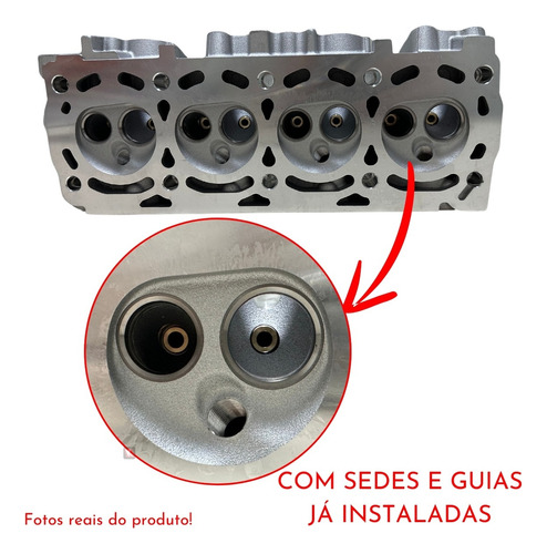 Cabeçote Motor P/ Gol Fox Voyage Ea111 1.6 8v - Alumínio