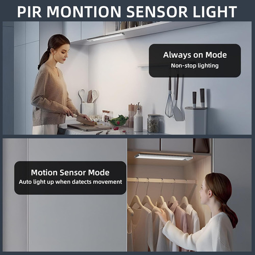 Luces Debajo Del Gabinete Con Sensor De Movimiento, Luces Le