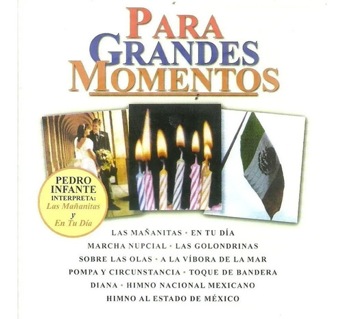 Pedro Infante Para Grandes Momentos | Cd Música Nuevo