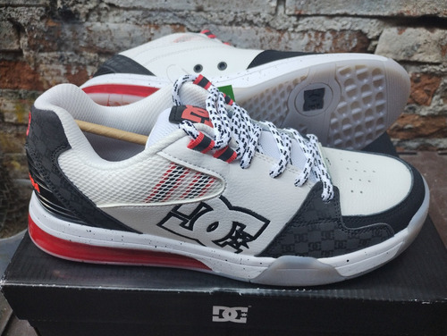 Imagen 8 de 9 de Tenis Dc Shoes Versatile White Black Blue Skate Hombre