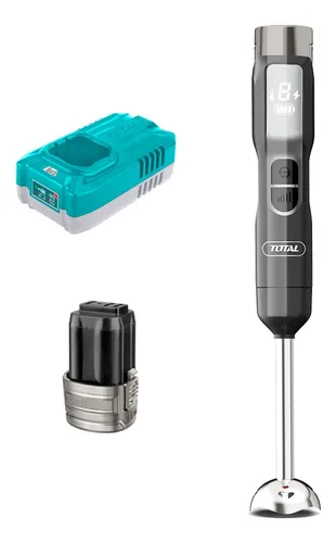 comprar Batidora De Mano Minipimer 16v + Bat 2ah + Cargador Total Color Negro