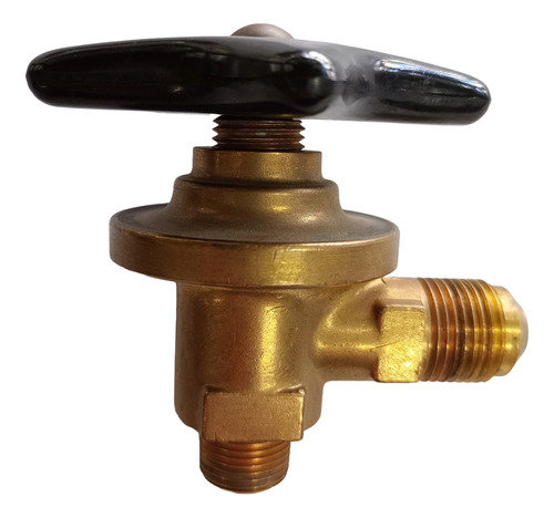 Llave Diafragma 3/8 Gas Macho 1/2 Flare Macho Bronce Alemana