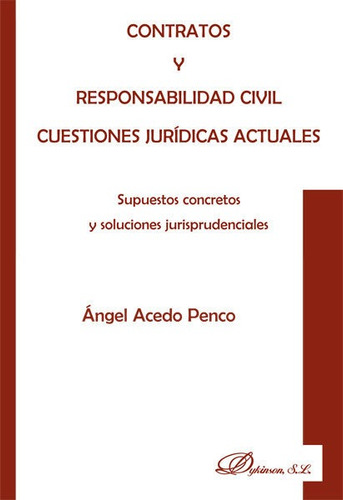 Libro Contratos Y Responsabilidad Civil. Cuestiones Jurâ­...