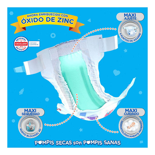 Pañales Kleenbebé Suavelastic Etapa 4 Unisex 44 Piezas