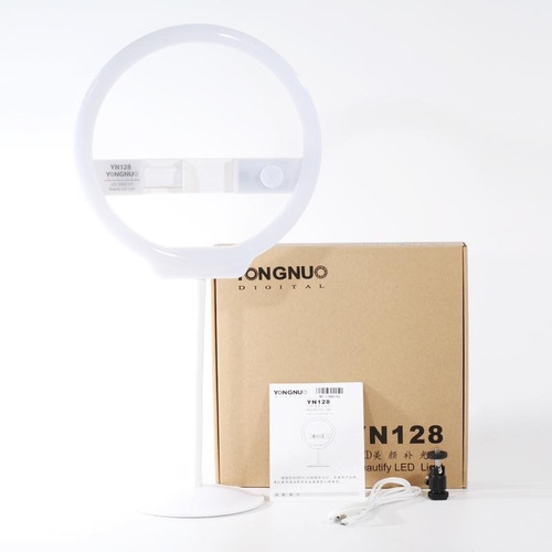 Imagen 7 de 9 de Yongnuo Yn128 Ring Light Led 3200-5500k 28cm - Inteldeals