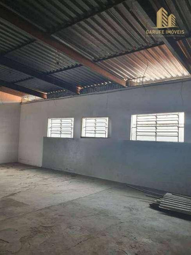 Galpão, 200 M² - Venda Por R$ 650.000,00 Ou Aluguel Por R$ 2.800,00/mês - Jardim Paulista - São José Dos Campos/sp - Ga0009