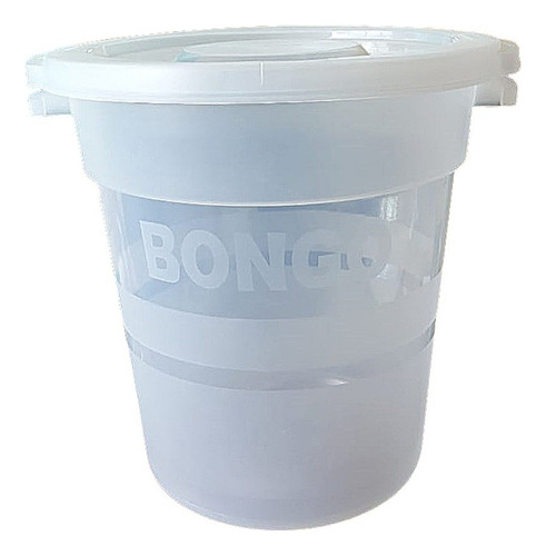 Bote Grande Trasparente C/ Tapa Resistente Cubasa 40 L