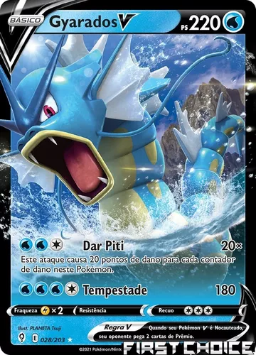 Carta Pokémon Gyarados Vmax Céus Em Evolução Original