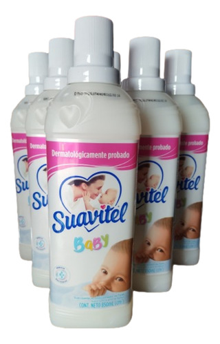 Suavizante Suavitel Baby Pack De 6 Botellas De 850 Ml Cda U