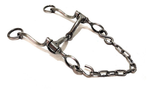 Imagen 4 de 7 de Freno Filete Cuarto De Milla Acero Pulido Para Apero Recado