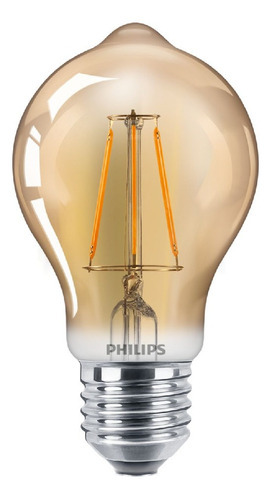 Lâmpada Led Filamento A60 4,5w 300lm E27 Dimer Philips