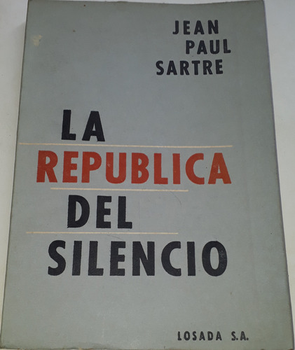 La República Del Silencio Jean Paul Sartre