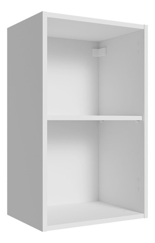 Alacena Madesa 2 Nichos Abiertos 40cm Blanco Blanco
