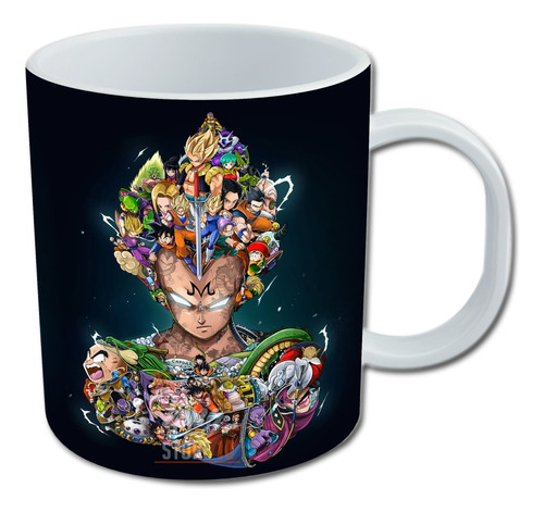 Taza, Tazon Mug, Majin Vegeta, Fans, Dragon Ball, 330cc