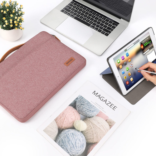 Funda Para Portátil Domiso De 17,3 Resistente Al Agua, Rosa