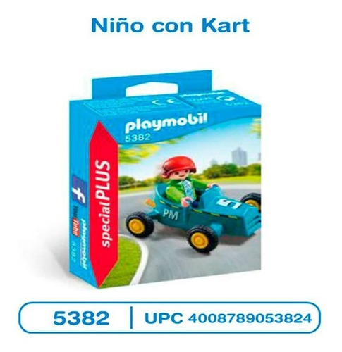 Playmobil Niño C/karting 5382