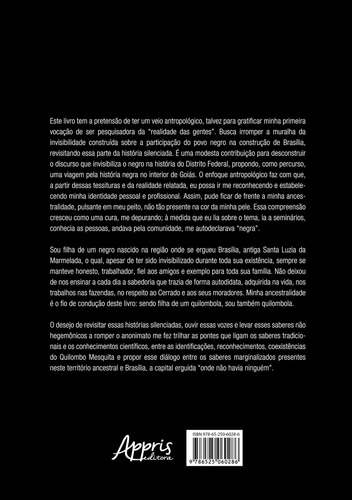 Os Acontecimentos Silenciados E A História Contada A Partir Da Perspectiva Do Quilombo Mesquita, De Antonia Samir. Editorial Appris Editora, Capa Mole, Edição 1 Em Português, 2024