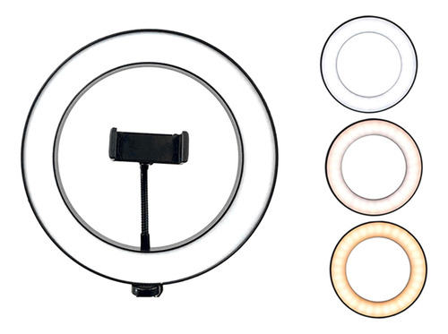 Anillo De Luz Led Con Soporte Para Teléfono Para Transmisión