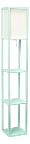 Luminária De Chão Simple Designs Lf1014-aqu Etagere Organize