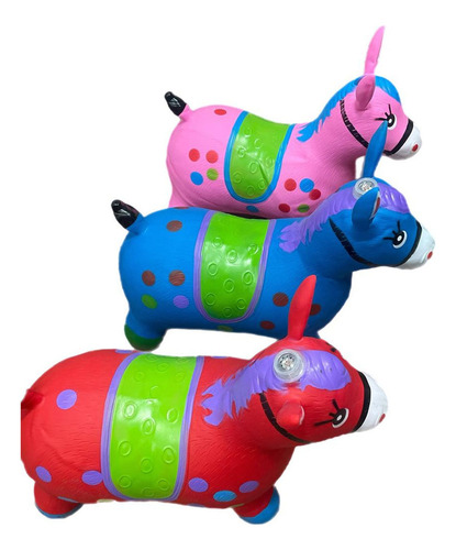 Cavalinho Upa Upa Pula Pula Com Musica Pocoto Burro Infantil Cor Vermelho