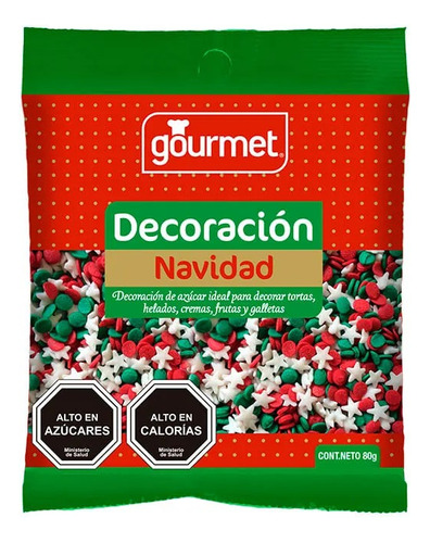 Mostacilla Navidad Sprinkles  Gourmet 80gr