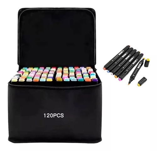 120 Lapices Para Colorear Lapices Colores  Plumones Marcador Color del trazo Multicolor