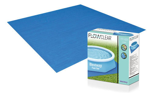 Tapiz Piso Fondo 58001 Para Pileta Piscina Bestway 335x335cm