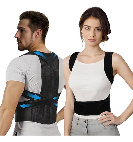 Corrector Postural Unisex Con Soporte Ajustable Para Espalda