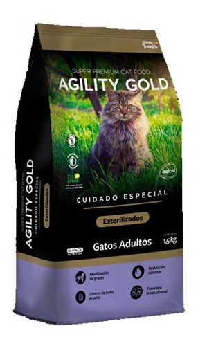 Agility Gold Gatos Esterilizados