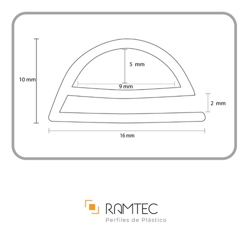 Imagen 3 de 3 de Moldura Flexible Protectora De Muebles