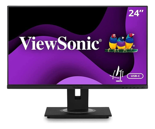 Viewsonic Vg2456a Monitor Ips Usb-c Ethernet 75hz 24