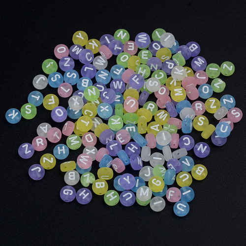 3 Accesorios De Bisutería Spacer Beads De Números Estilo J