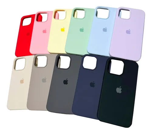 Funda De Silicona Para El Iphone Modelos 11/16 Pro Max Gris Oscuro Lisa |  Cuotas al mismo precio que publicaste