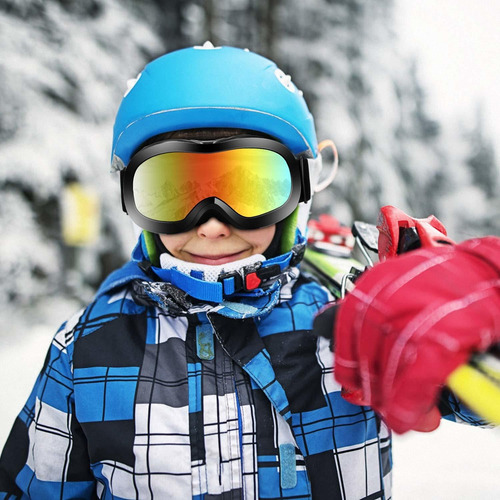 Imagen 6 de 7 de Velazzio Gafas De Esquí Para Niños, Gafas De Snowboard, G