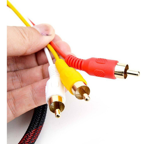Cable Conversor De Componentes Av A 3-rca De 5 Pies