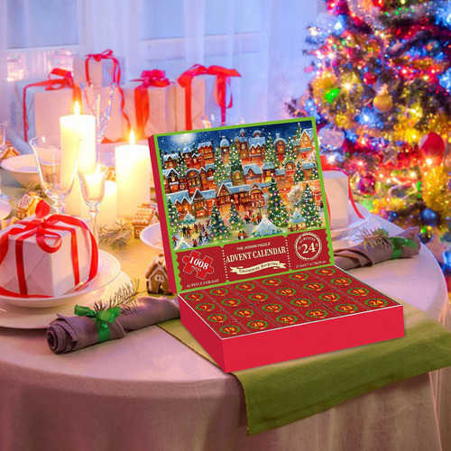 Quebra-cabeça Do Calendário Do Advento De Natal | Calendário