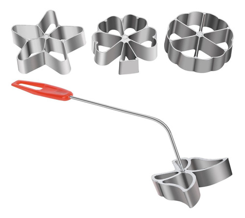 Juego De 4 Rosetas Y Timbales, Juego De Rosetas De Hierro