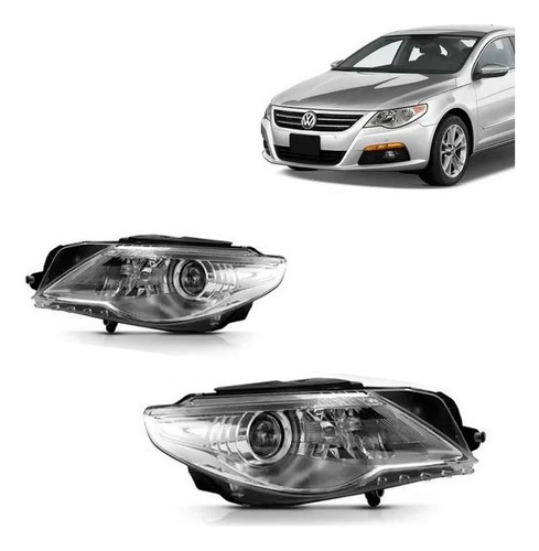 Par Farol Passat Cc 09 10 11 12 Elétrico Motor Entrada Xenon