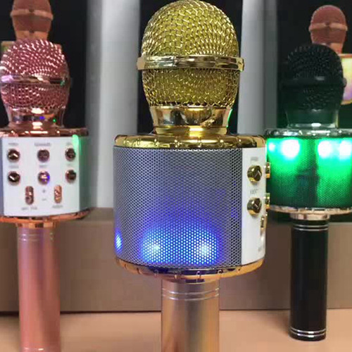 Actualice El Micrófono Inalámbrico K-song Con Iluminación H
